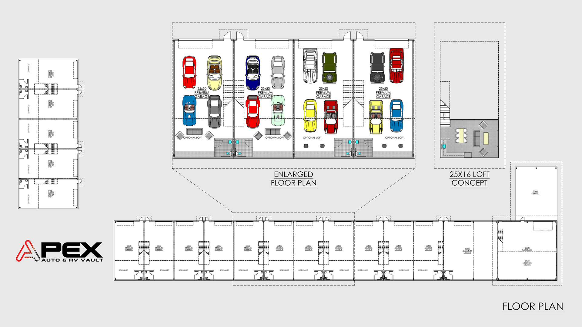 Apex Auto and RV Vault Full Site Floor Plan