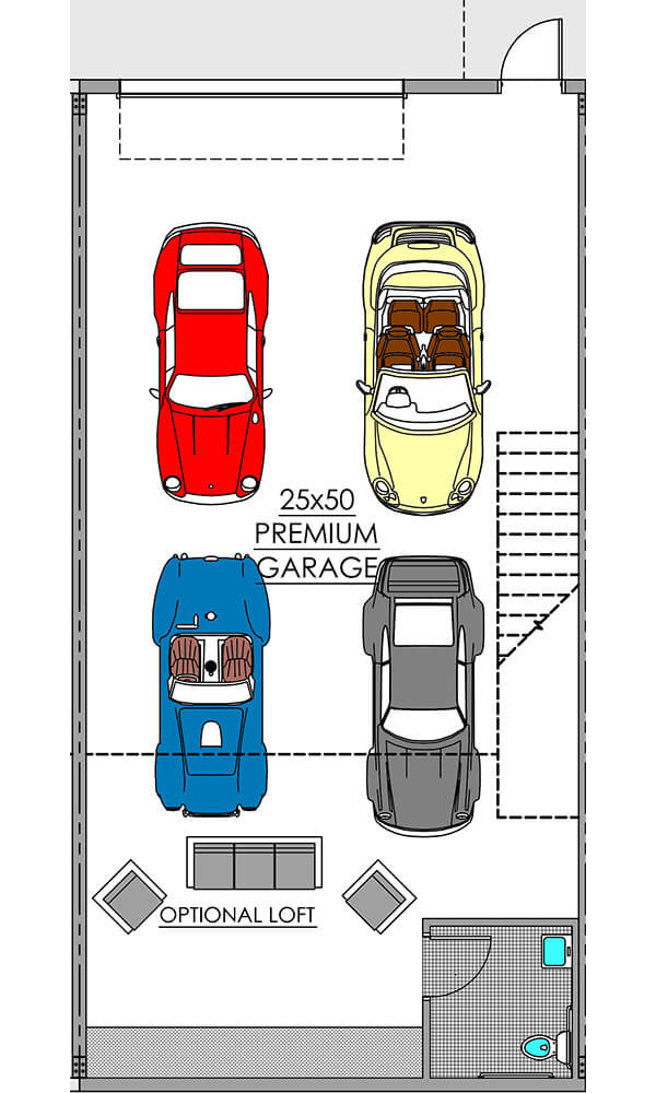 Apex Vault Premium Garage Floorplan 2