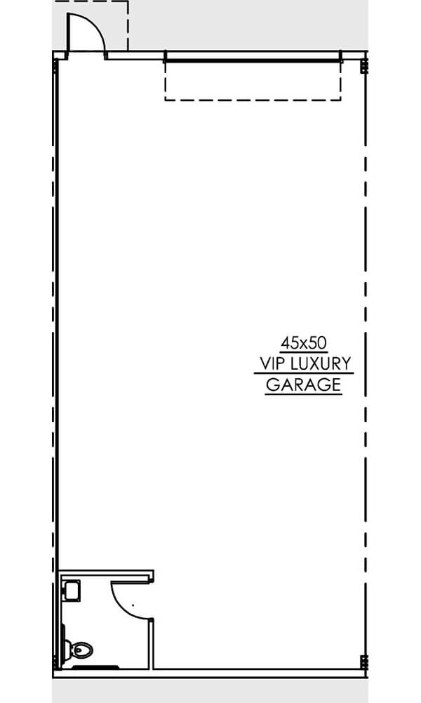 Apex Vault VIP Luxury Garage Floorplan