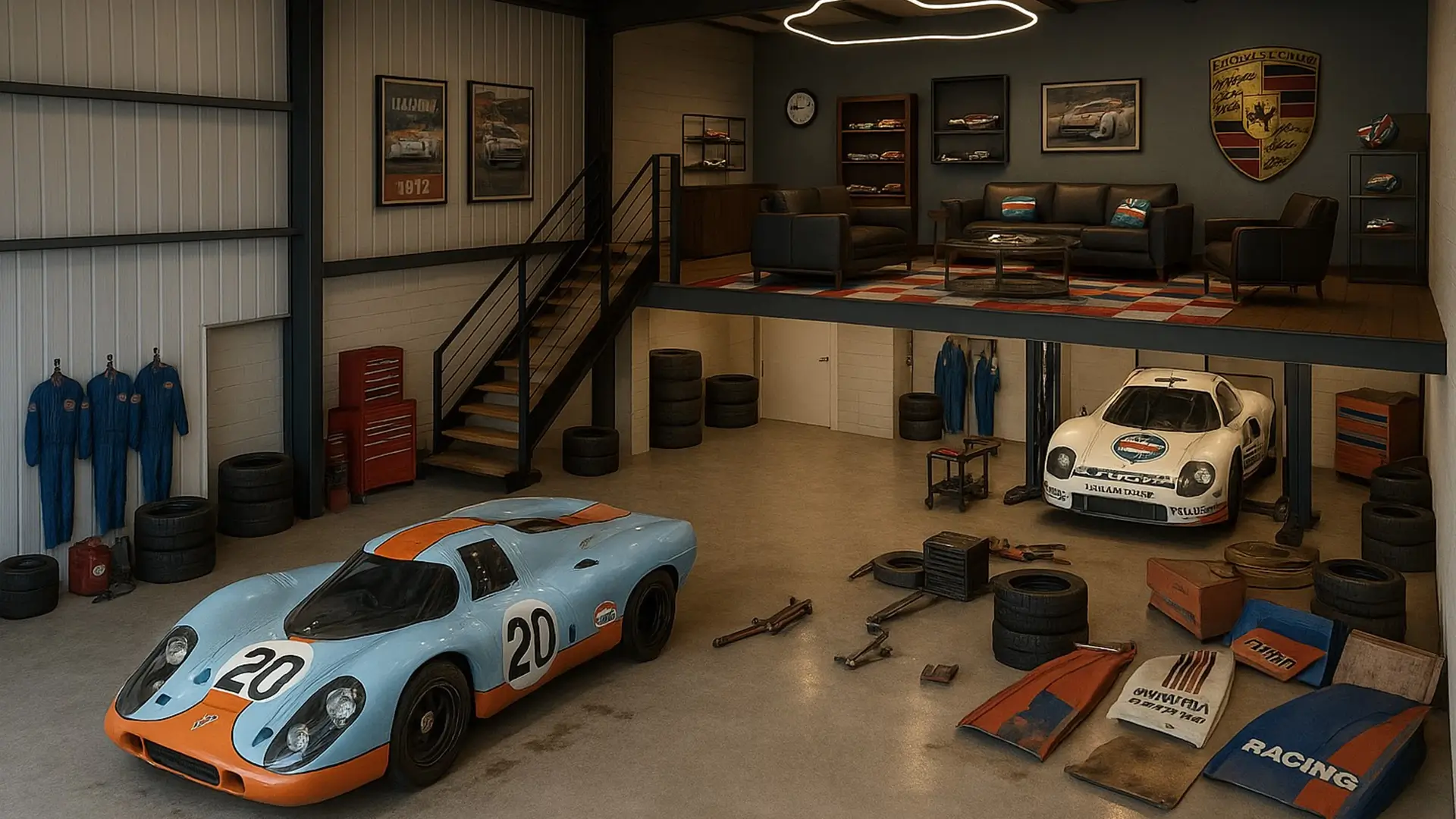 Premium garage condo for luxury vehicles and RV storage